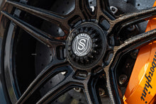 Load image into Gallery viewer, Strasse Wheels Carbon Fiber Center Lock Caps